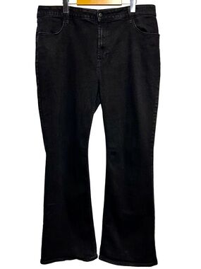 Old Navy High Rise Wow Flare Black Jeans Plus Size 18